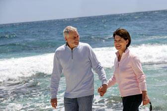 promenade sur la plage