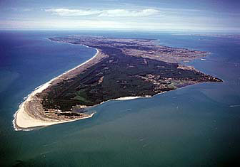 vue aérienne de l'île d'Oléron